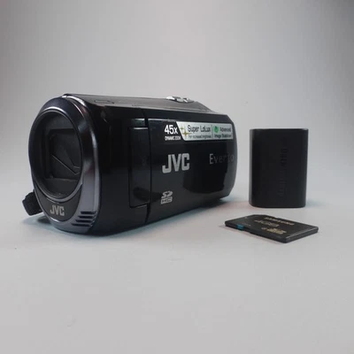 JVC Everio GZ-MS110BEK Handheld High Definition HDD Camcorder Black Tested - Image 1 of 4