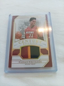 2018-19 Panini National Treasures - Century Materials Hassan Whiteside #CM-HW... - Picture 1 of 4