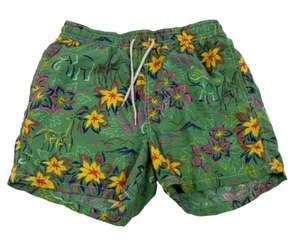 Costume da bagno Polo Ralph Lauren stampa safari hawaiana VINTAGE pantaloncini da bagno medi 30x5 - Foto 1 di 7