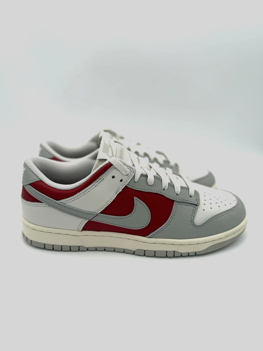 Nike Dunk Low Light Iron Ore Gym Red HJ9093-030 Men's Size New | eBay