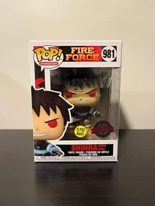 Funko Pop Shinra With Fire 981 Fire Force Glow in the Dark Rare Vaulted Anime - Bild 1 von 6