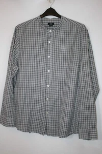SIZE XXL BLACK CHECK LONG SLEEVE SHIRT 8267 - Picture 1 of 3