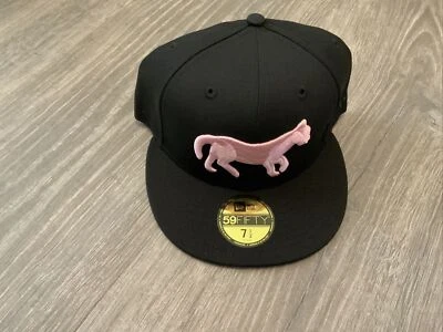 New Era Detroit Tigers Hat Pink/Black Men’s Size: 7 1/2 Cooperstown 59FIFTY - Image 1 of 4