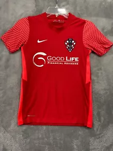 Nike Vaporknit Soccer Jersey Youth Medium Red Outdoors Athleisure Sports School - Picture 1 of 11