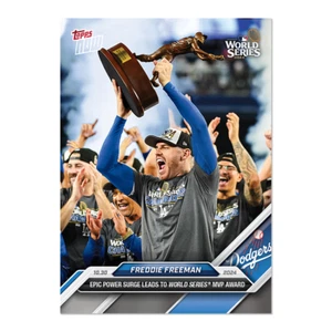 2024 Topps Now 886 Freddie Freeman Los Angeles Dodgers World Series MVP - Picture 1 of 2