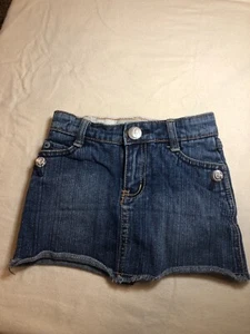 Guess jeans girls denim jean skirt with built in shorts, size 5 - Picture 1 of 7