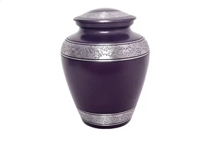 Urna para cenizas humanas urna funeraria para adultos hecha a mano con bolsa de terciopelo para 200 libras - Imagen 1 de 3