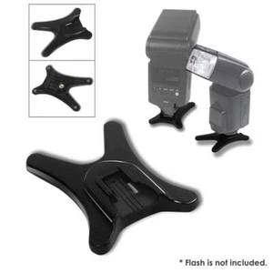 1x Hot Shoe Flash Light Stand Flashgun Base Holder For Nikon Speedlite Canon - Picture 1 of 12