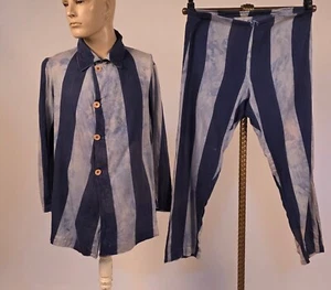 ANTIQUE 1920’S MEN’S STRIPED COTTON SUIT - AS ACQUIRED - Picture 1 of 8