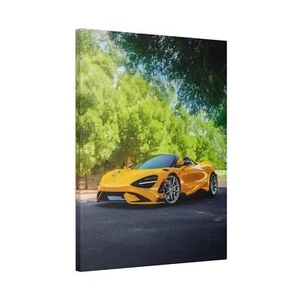 McLaren 765LT High Resolution Museum Quality Vertical Canvas Print #001 - Picture 1 of 10