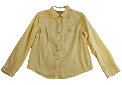 Blusa Covington Petite para mujer talla M manga larga abotonada carrera informal preppy Foto 1 de 4