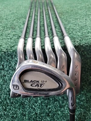 Lynx Black Cat 15-5 Iron Set 3-PW Graphite Shafts RH S Flex Shafts NO 6 IRON - Image 1 of 4