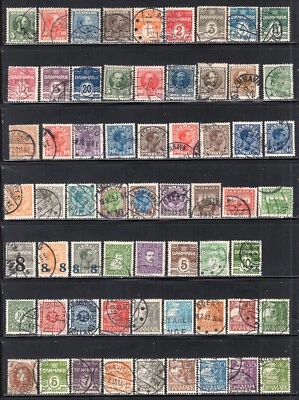 Denmark 20th Century Collection 100's With Many Multiples Most Used - Image 1 of 4