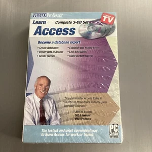 Video Professor Learn Access 3-CD Set PC Only As Seen On TV 2006 - SEALED - Picture 1 of 3