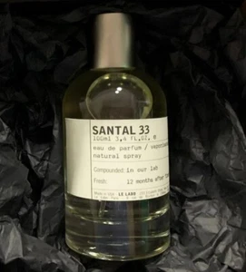 Le Labo Santal 33 3.4 Oz /100 ml Unisex Eau de Parfum Spray NEW SEALED BOX !! - Picture 1 of 3
