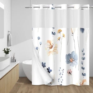 Cortina de Ducha 71" x 74" con Forro a Presión Acuarela Floral Cortina de Ducha - Imagen 1 de 9