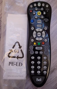 Bell TV Fibe TV Box Remote Control Brand New Original With Manual - Picture 1 of 2