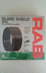 NEW Rab Floodlight Glare Shield HHA Fits H100A die cast Aluminum - Picture 1 of 1