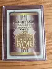 2023 AFL SELECT LEGACY HALL OF FAME CHECKLIST LIMITED EDITION 222 OF 290