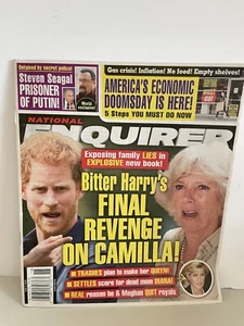 NEW National Enquirer Harry’s Revenge on Camilla May 22, 2022 Royal Family - Picture 1 of 1
