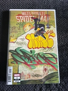Cómics de Marvel Miles Morales: Spider-Man #1 variante de graffiti de tocino - Imagen 1 de 1