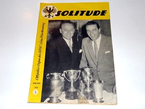ADAC - SOLITUDE - Nr.2 von 1956 - Zeitschrift Gau Württemberg - Imagen 1 de 2