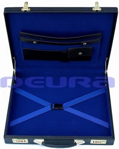 Large Masonic Collar Apron LARGE HARD CASE BRIEFCASE 19" x 15.5" x 3.5" - Picture 1 of 4