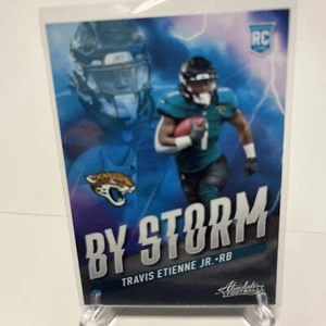 2021 Panini Absolute Football Travis Etienne Jr. By Storm Rookie #BST-12 Jaguars - Picture 1 of 2