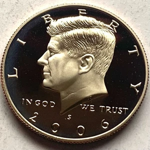 2006 S Proof Kennedy Half Dollar - From a Clad Proof Set - Picture 1 of 2