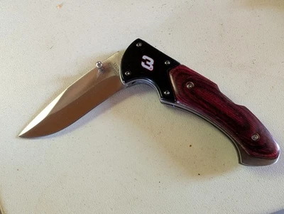 Dale Earnhardt Rosewood 纳斯卡口袋刀,3 号 — 第 1/4 张图片