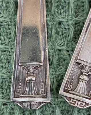 DINNER FORKS Holmes & Edwards CENTURY Pattern 1923 Silverplate Vintage Set of 6 - Image 1 of 4