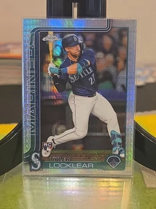 2025 Topps Chrome - Tyler Locklear #41 Prism Refractor (RC) - Picture 1 of 7