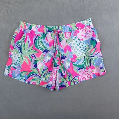 Pantalones Cortos Lilly Pulitzer Katia Raise the Bar Multi Floral Playa Talla Mediana Foto 1 de 4