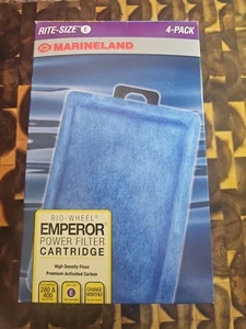 Marineland Emperor Power Filter Cartridge Rite Size E 4 Count PA0137-04 Read - Picture 1 of 5