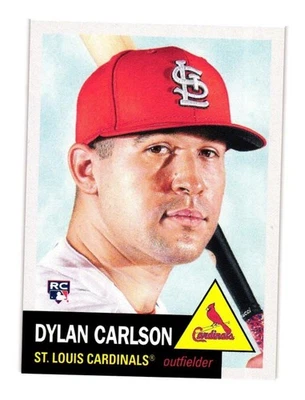 2021 Topps Living Set Rookie - Dylan Carlson (#426)  Miami Marlins - Image 1 of 2