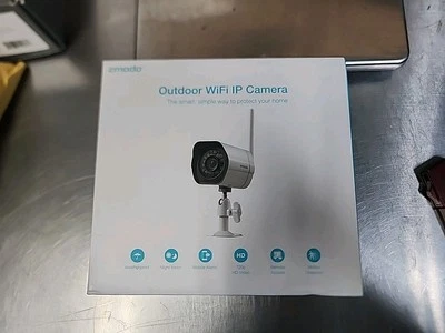 Zmodo 720p HD IP ZP-IBH15-W Wireless IR Outdoor Home Security Camera Waterproof - Image 1 of 4
