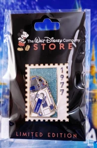 Disney DEC Pin - Stamp 1977 R2-D2 - LE 250 Star Wars - Picture 1 of 1