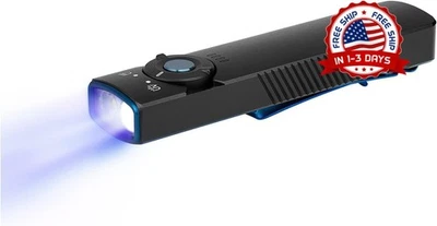 Linterna EDC recargable por UV,u LED blanco de 1000 lúmenes y luz negra de 365 n Foto 1 de 4