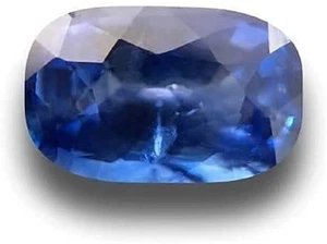 Lab-Certified Unheated Untreated 7.25 Ratti/6.63 Carat Cylone Quality Blue Sapp - Picture 1 of 4