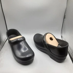 Dansko Professional Clog Women's 5.5-6M EU36 Black Leather - Picture 1 of 13