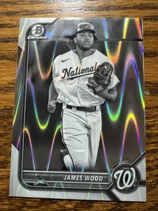 2022 Bowman Chrome James Wood Ray Wave Ssp - Bild 1 von 2