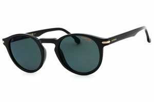 Occhiali da sole CARRERA 301/S 0807 Q3 montatura nera lenti verdi grigie polarizzate 50mm - Foto 1 di 4