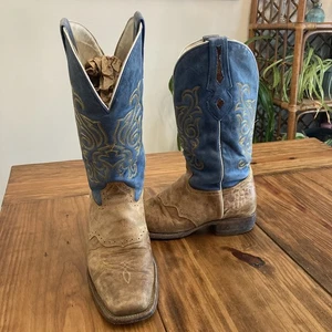 Botas de vaquero occidentales JB Dillon Windmark JBR2004 para hombre 11 EE (anchas) punta cuadrada - Imagen 1 de 12