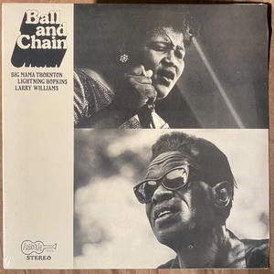 SEALED! BIG MAMA THORNTON, LIGHTNING HOPKINS Ball and Chain 1969 Arhoolie LP - Foto 1 di 2