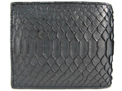 Genuine Python Snake Skin Leather Bifold Wallet 6 Card Slots + 2 Compartment - Изображение 1 из 4