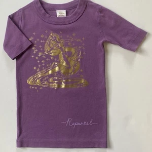 Hanna Andersson Repunzel Shirt Size 110 5 Purple Gold Pajama Top Base Layer - Picture 1 of 17
