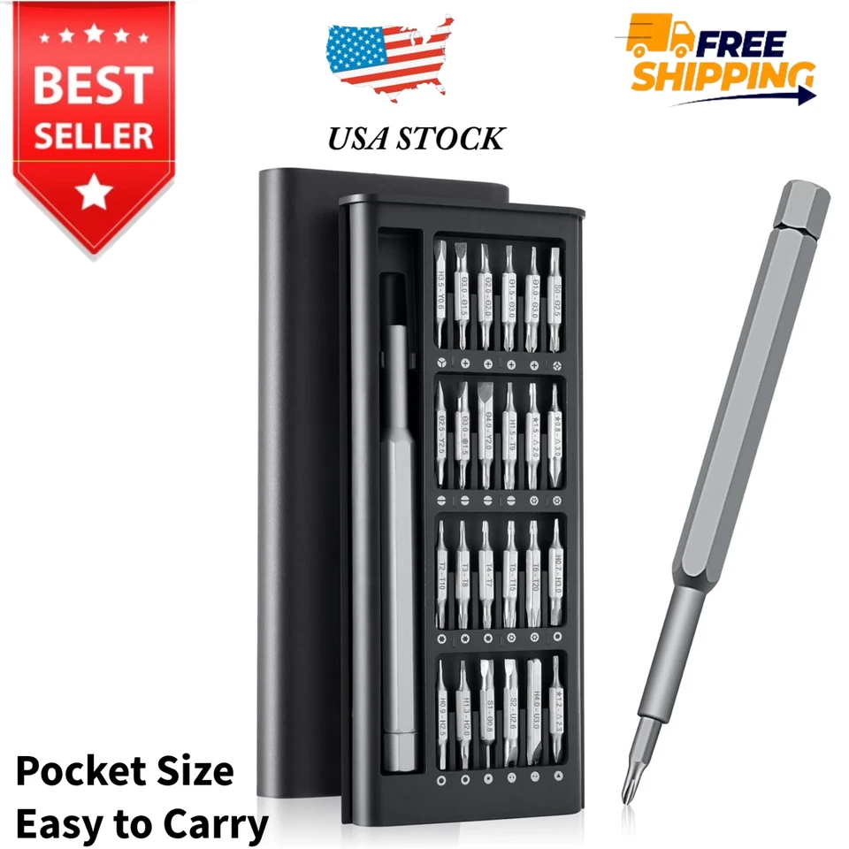 49-in-1 Precision Screwdriver Set Magnetic Electronics Repair Kit for iPhone /PC - Image 1 of 4