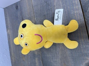 Oso de peluche amarillo Peppa Pig muñeca de peluche juguete animal de peluche plano 6,5" - Imagen 1 de 3