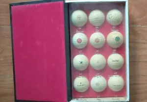 AN ANTHOLOGY OF THE GOLF BALL FROM ORIGINAL MOLDS DATING 1899 TO 1984. - Picture 1 of 16