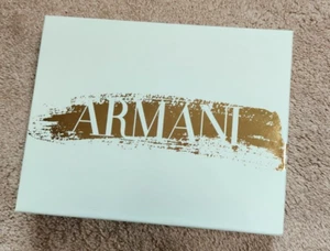 Giorgio Armani Light Green Empty Gift Box Gold Script Great for crafts / storage - Picture 1 of 8